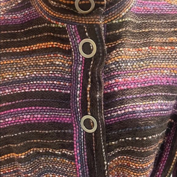 Etcetera Tweed Multicolor Striped Jacket. Preloved - Picture 3 of 13
